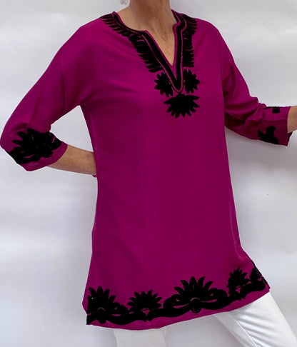 purple tunic top | Kuti top