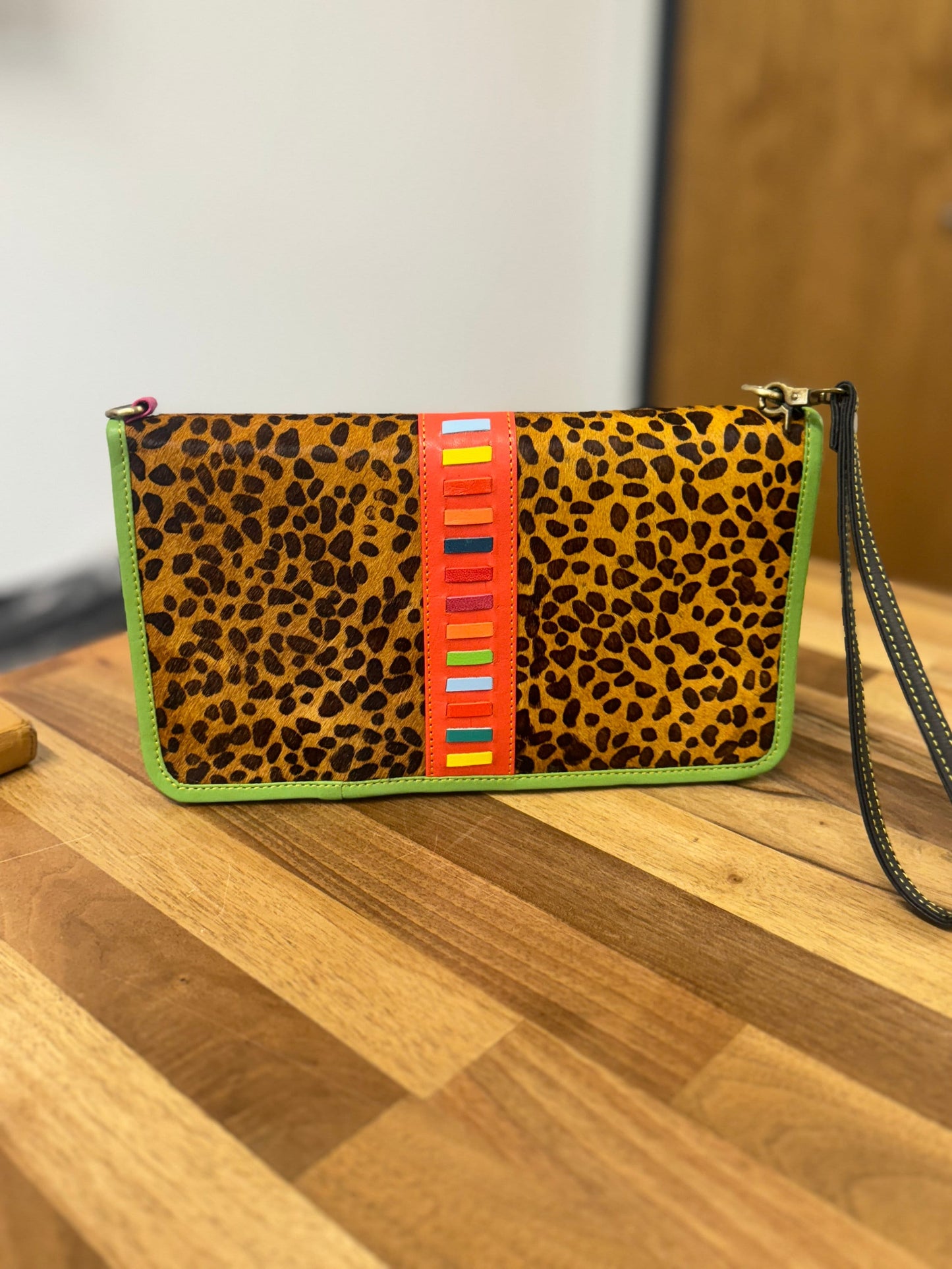 Coloured Leather Clutch Bag - JayKayBoutiqueOnline