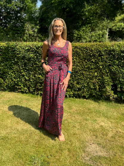 silk maxi dress