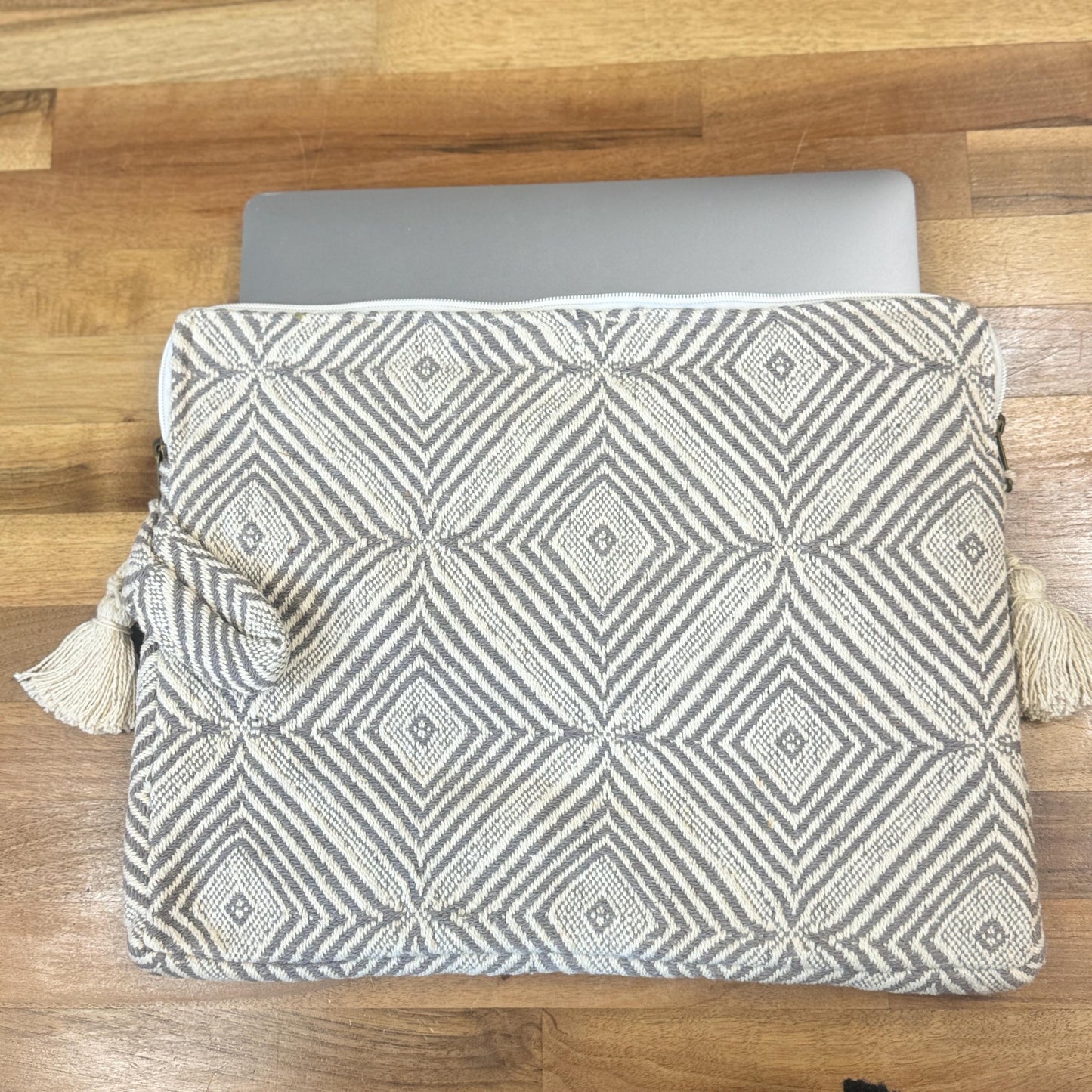 Handmade Hemp Laptop Sleeve 14&quot; | Tablet Case | Eco-Friendly | Laptop Bag | Tablet Sleeve | Laptop Cover