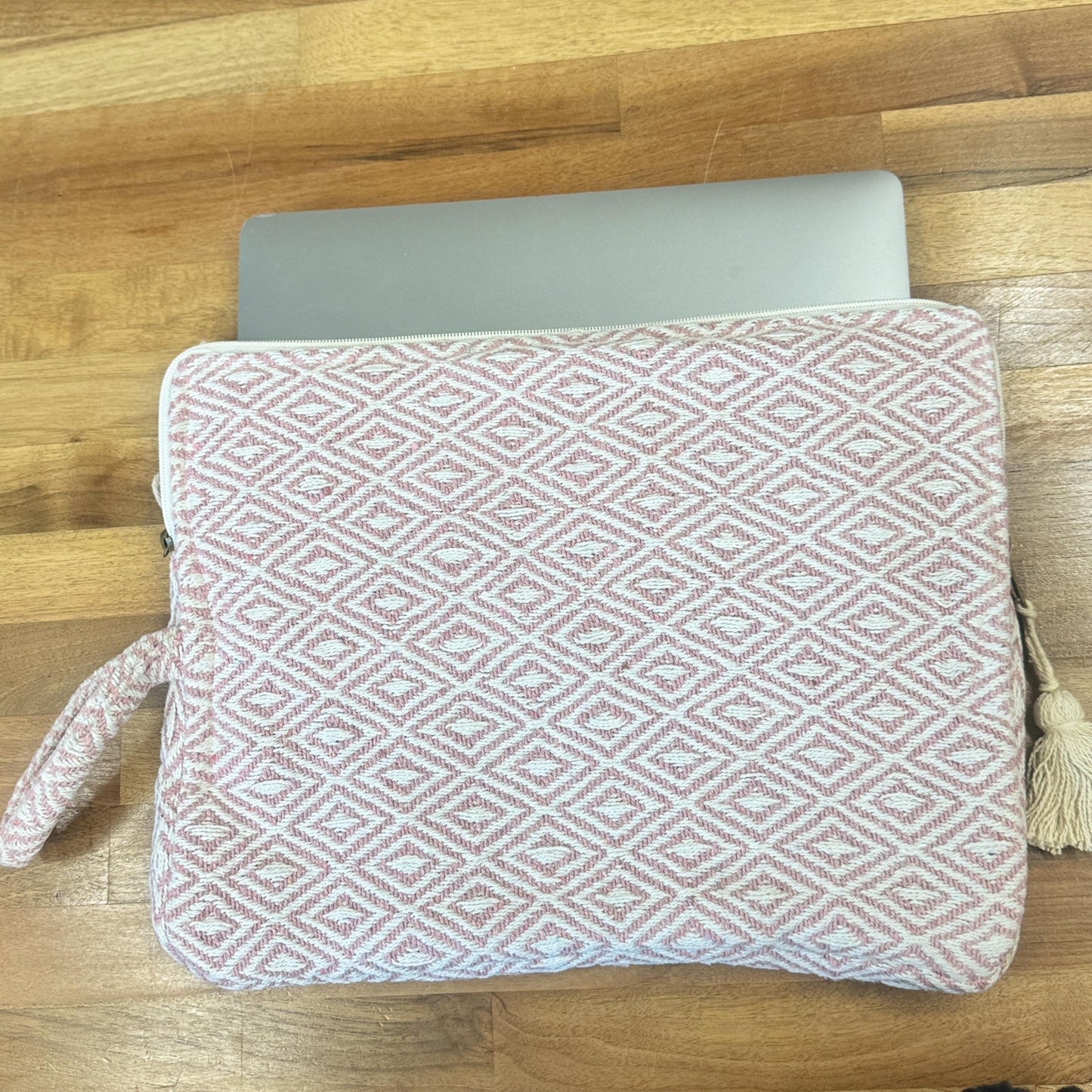 Handmade Hemp Laptop Sleeve 14&quot; | Tablet Case | Eco-Friendly | Laptop Bag | Tablet Sleeve | Laptop Cover