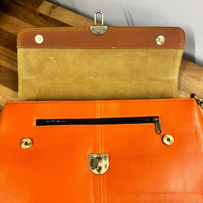 Colourful Leather Satchel Bag - JayKayBoutiqueOnline