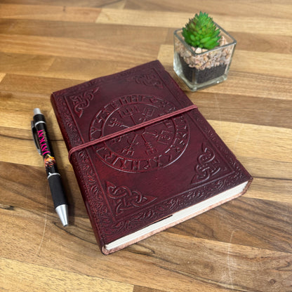 Handcrafted Magic Spell Book with Blank Pages | Write Your Own Spells | Spell Book for Kids | Leather Bound Journal | Unlined Journal