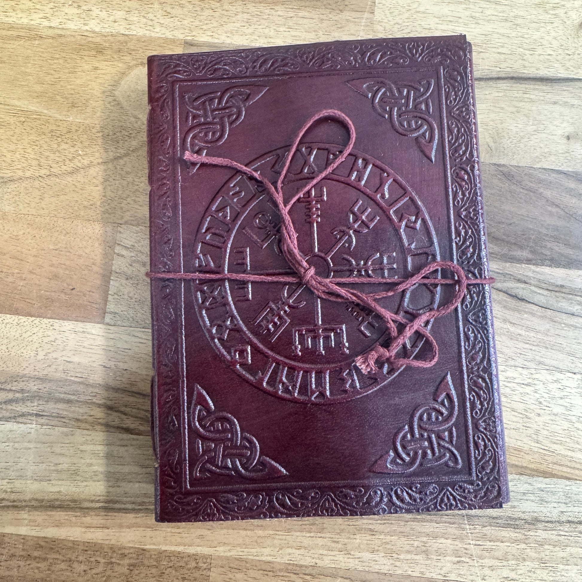 Handcrafted Magic Spell Book with Blank Pages | Write Your Own Spells | Spell Book for Kids | Leather Bound Journal | Unlined Journal