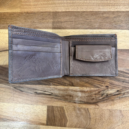 Mens Suede Wallet | Slim Leather Wallet | Bi-Fold Wallet | Leather Card Wallet | Brown Suede Wallet | Gift for Him | Groomsman Gift