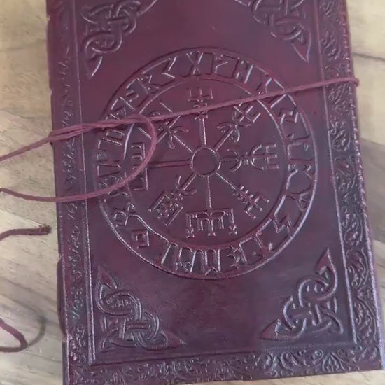 Handcrafted Magic Spell Book with Blank Pages