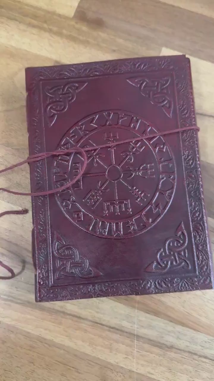 Handcrafted Magic Spell Book with Blank Pages